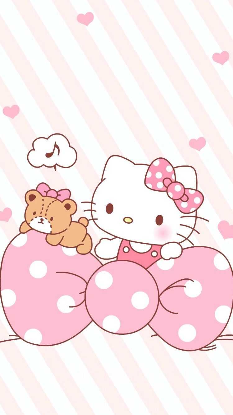 21 Cute Hello Kitty Wallpaper Ideas For Phones : Pink Wallpaper - Idea  Wallpapers , iPhone Wallpapers,Color Schemes, hello kitty wallpaper 