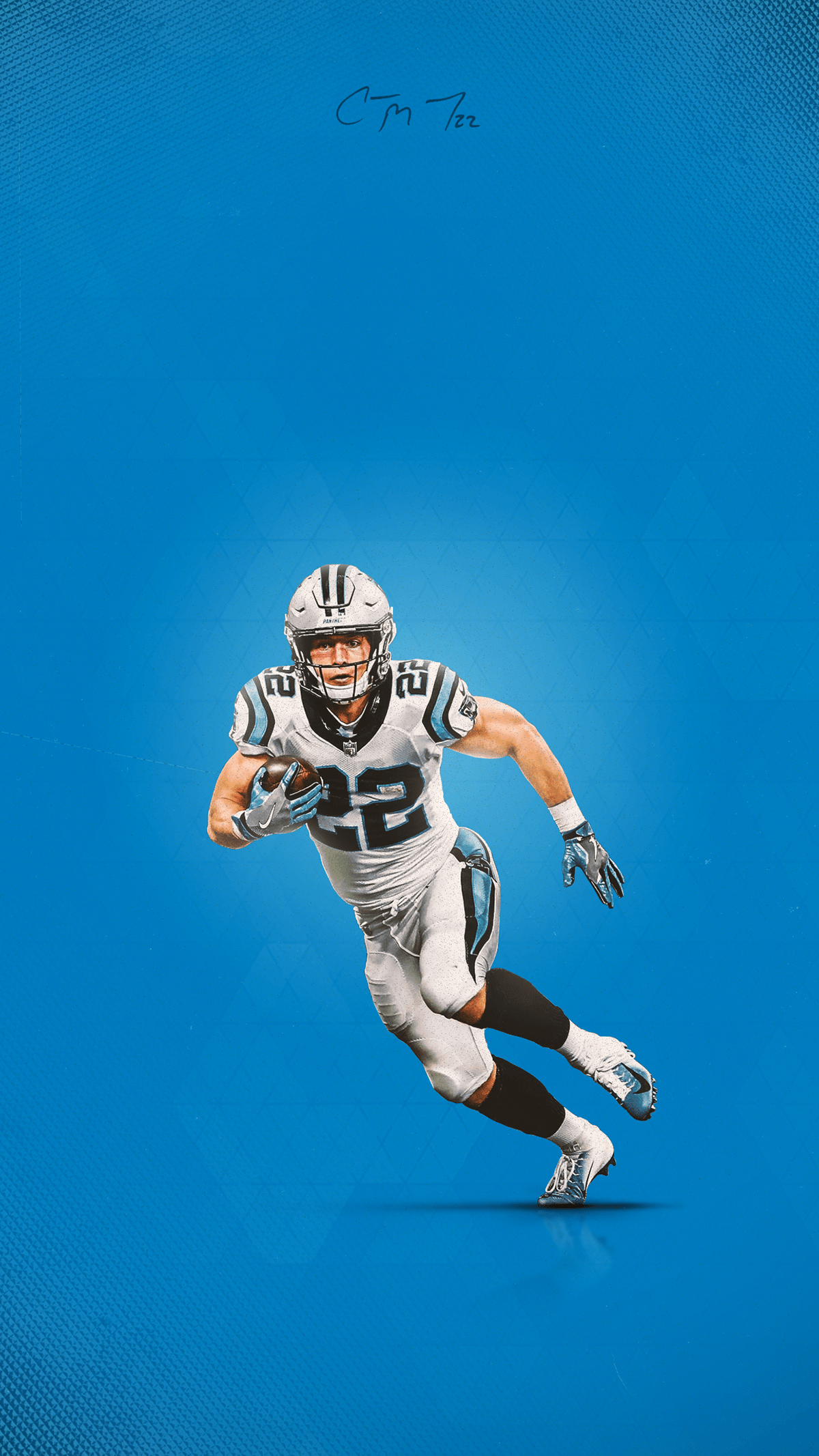 NFL Carolina Panthers - Christian McCaffrey 17 Wall Poster, 14.725