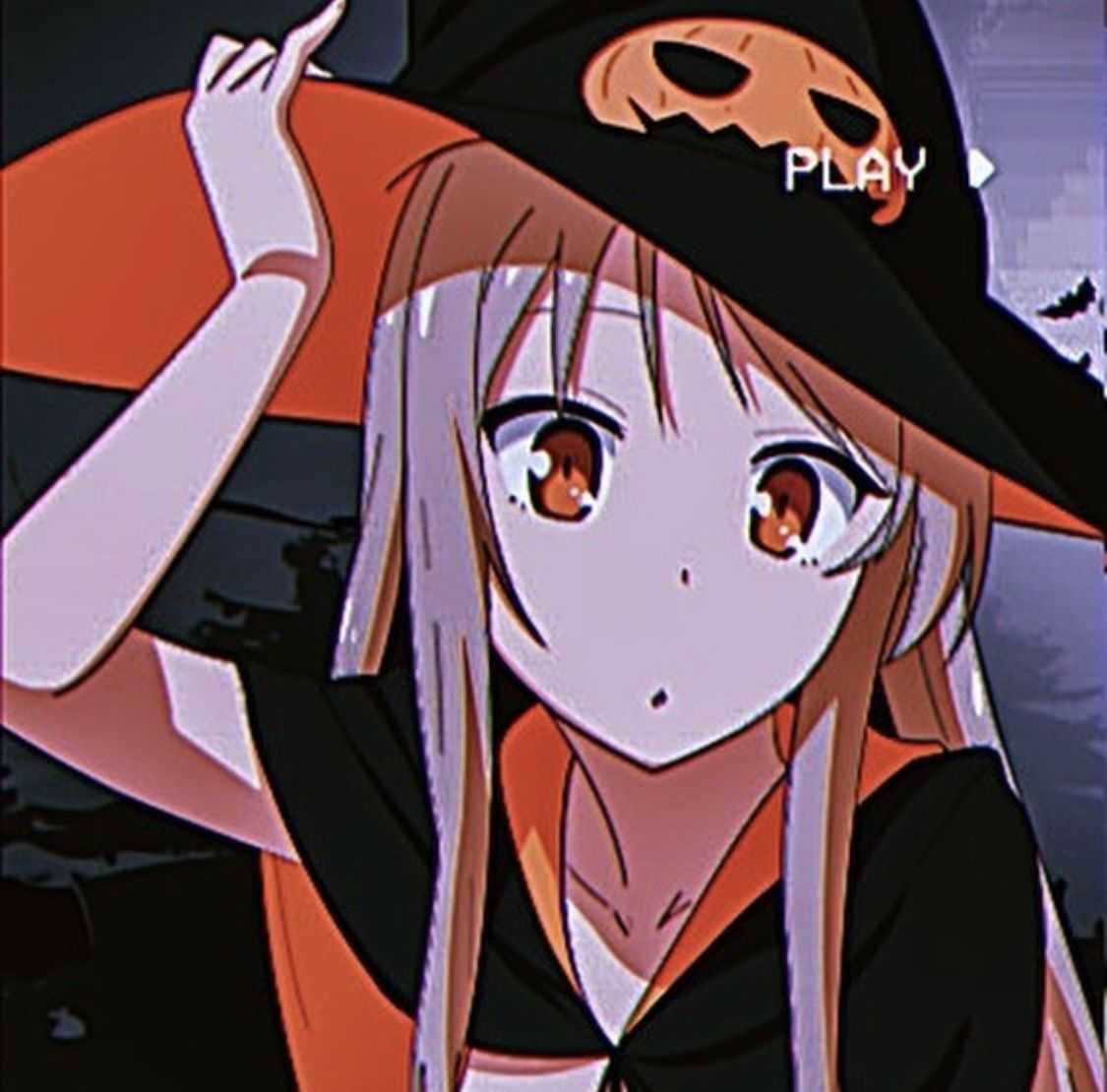 Premium AI Image | Sunset Witchery Anime Korean Blonde Girl's Spooky  Halloween Illustration