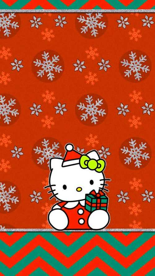 Hello Kitty Christmas Background | WhatsPaper