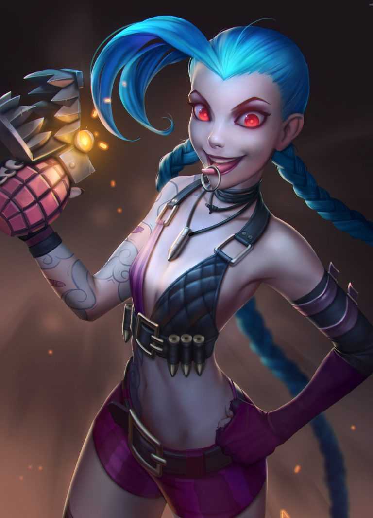 4k Arcane Jinx Wallpaper Whatspaper