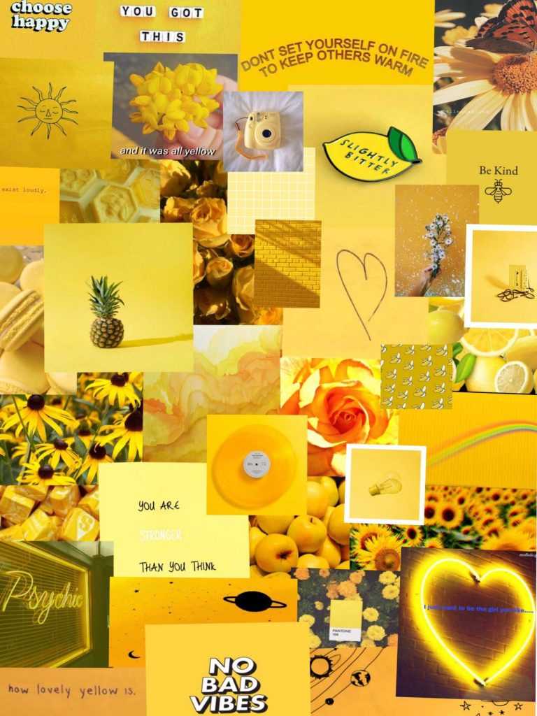HD Yellow Aesthetic Wallpaper | WhatsPaper