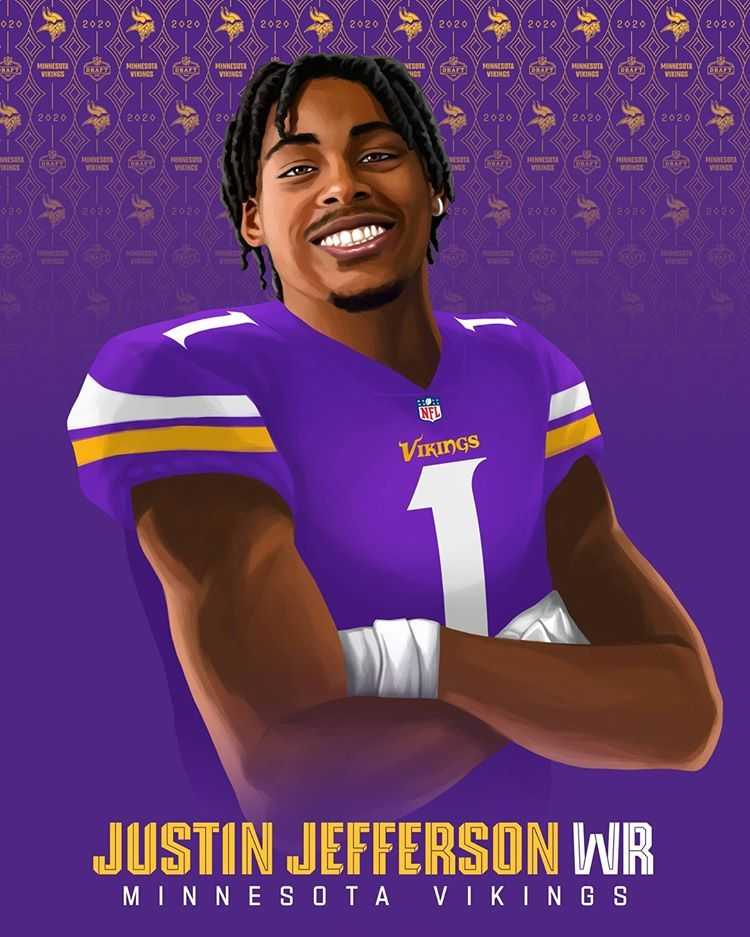 4K Justin Jefferson Wallpaper | WhatsPaper