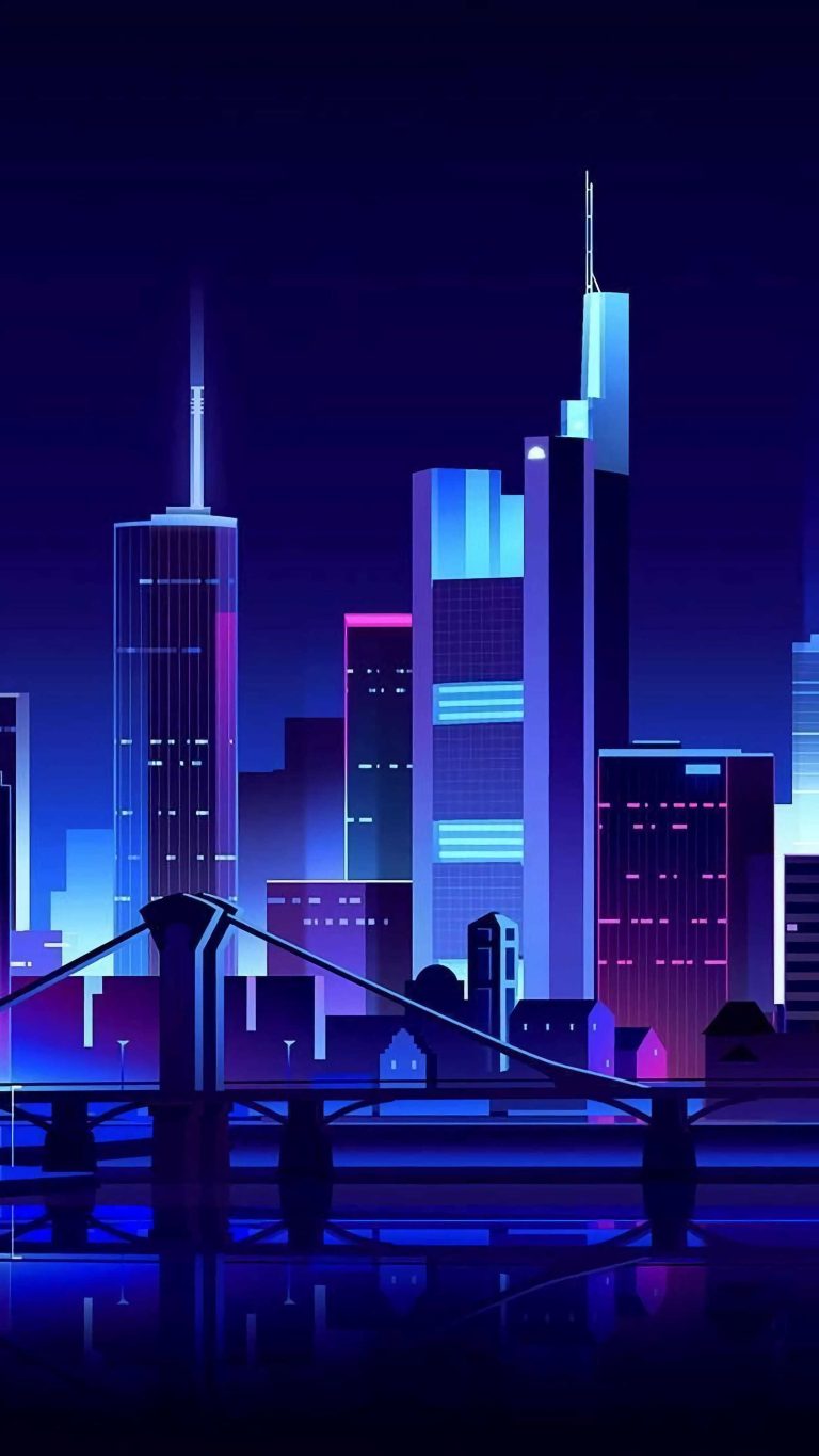 Neon City Wallpaper | WhatsPaper