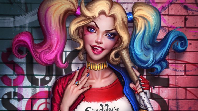 Desktop Harley Quinn Wallpaper | WhatsPaper