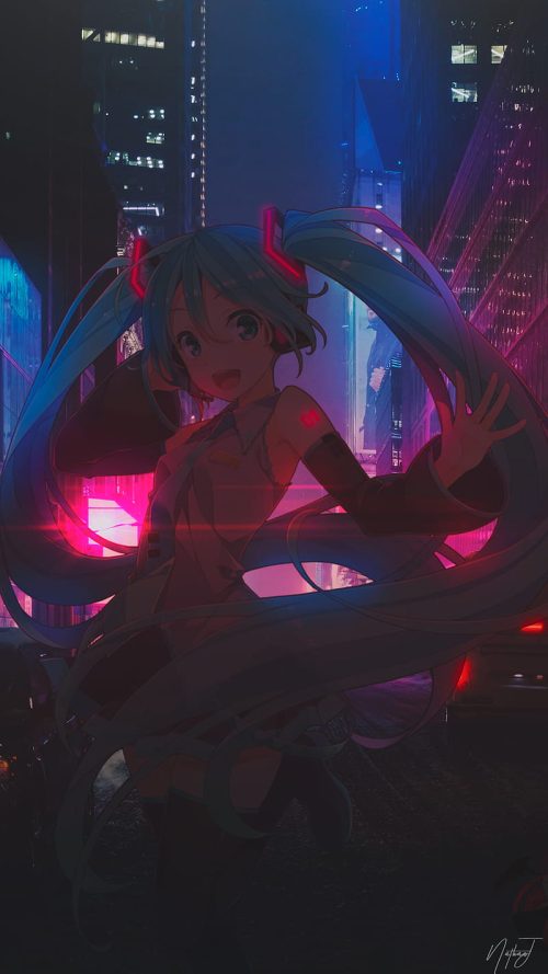 4K Hatsune Miku Wallpaper | WhatsPaper