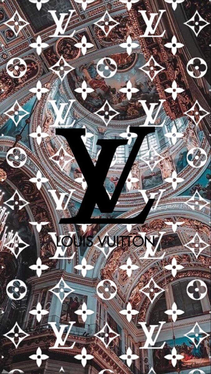 Download louis vuitton wallpaper with a grey background Wallpaper