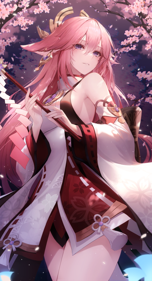 Yae Miko Wallpaper | WhatsPaper