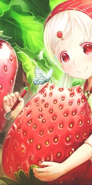 HD Strawberry Girl Wallpaper