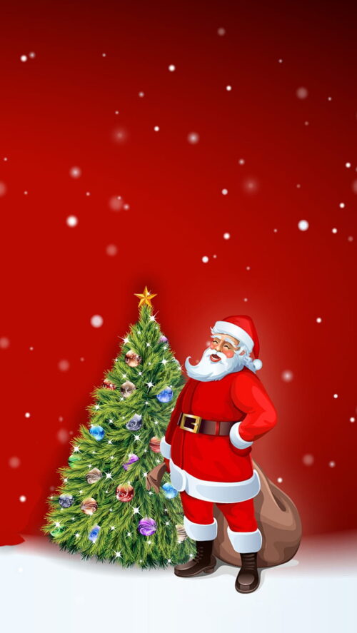 Father Christmas Wallpaper | WhatsPaper