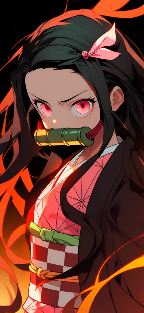 Nezuko Kamado Background | WhatsPaper