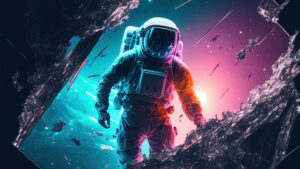 Desktop Astronaut Wallpaper