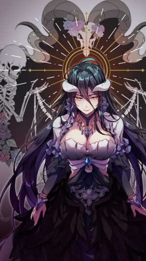 4K Albedo Overlord Wallpaper