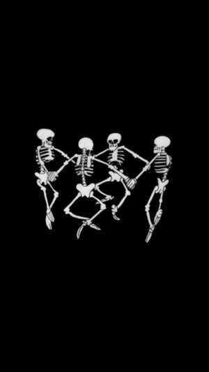 Skeleton Dancing Wallpaper