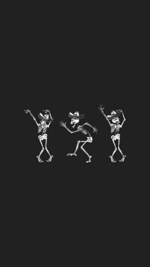 Skeleton Dancing Wallpaper 