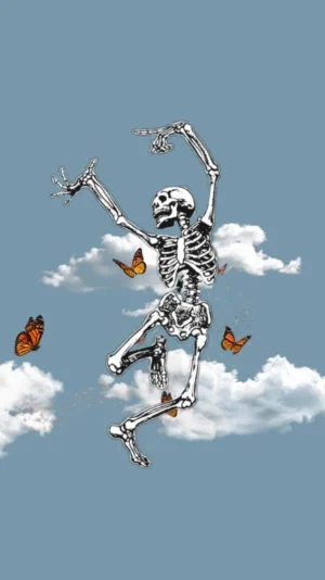 Skeleton Dancing Wallpaper 