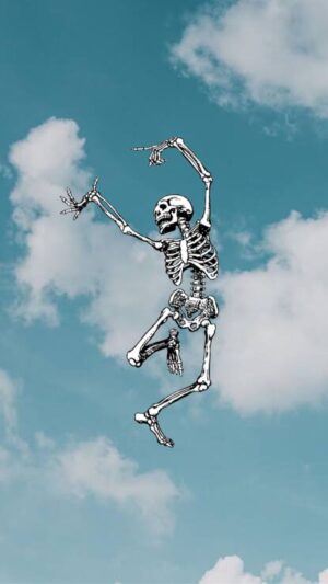 Skeleton Dancing Background 