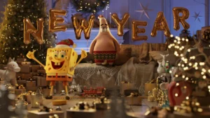 Desktop SpongeBob Christmas Wallpaper