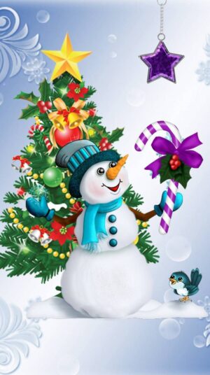 Snowman Wallpaper 