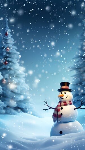 Snowman Wallpaper 