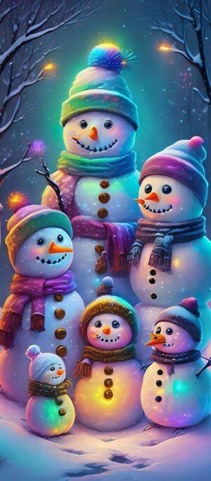 Snowman Background 