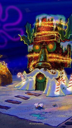 SpongeBob Christmas Background