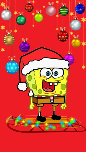 SpongeBob Christmas Background